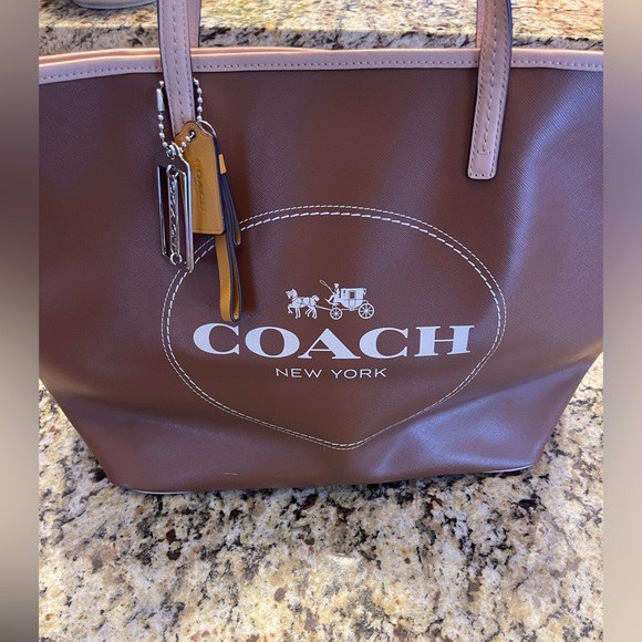 Leather Coach Bag - Picture 3 of 6